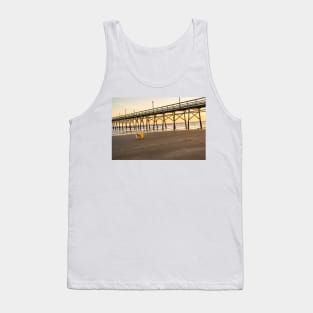 Golden Retriever at Beach Tank Top